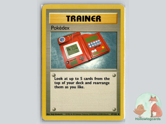 Pokedex (87/102) - Base Pokémon Card