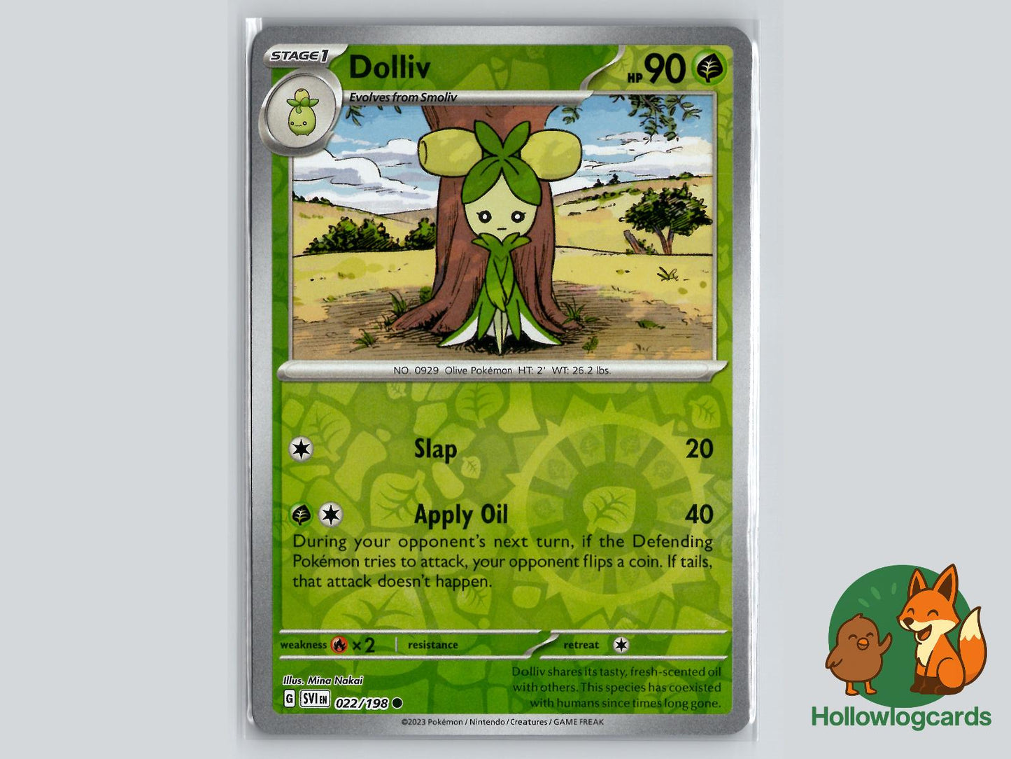 Dolliv (022/198) - Scarlet & Violet Pokémon Card