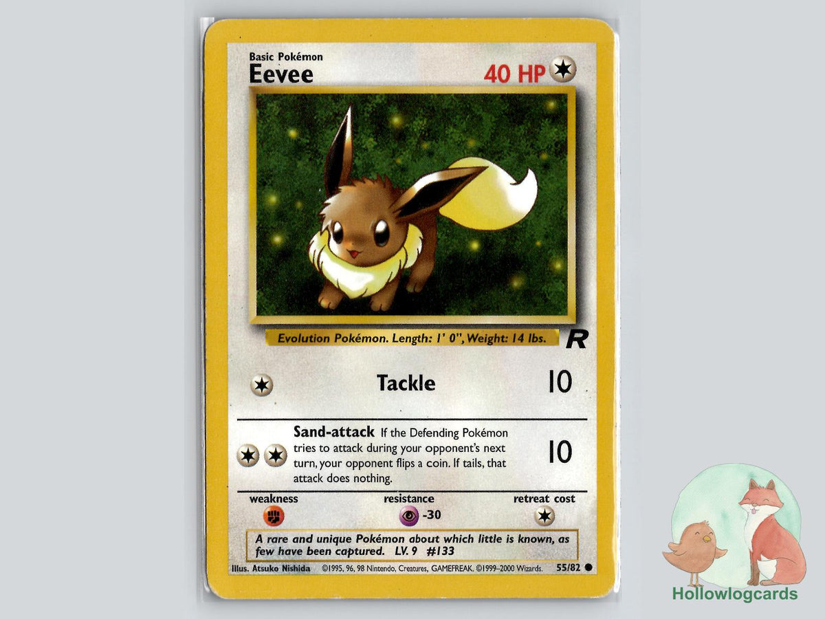 Eevee (55/82) - Team Rocket Pokémon Card