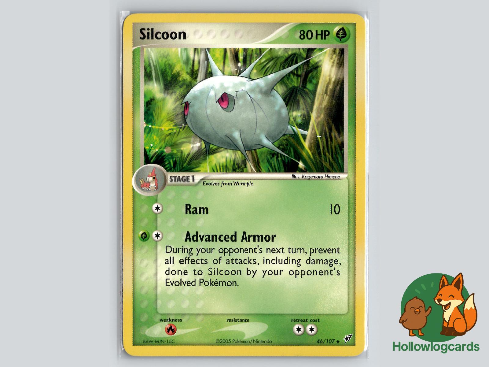 Silcoon (46/107) - Deoxys Pokémon Card