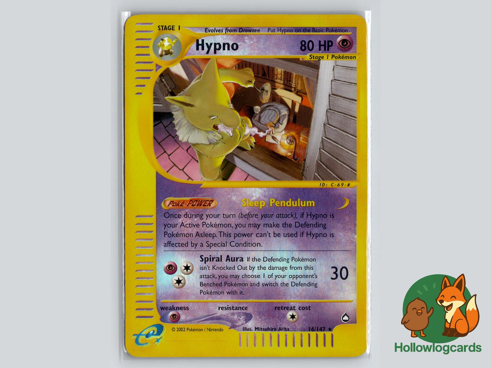 Hypno (16/147) - Aquapolis Pokémon Card
