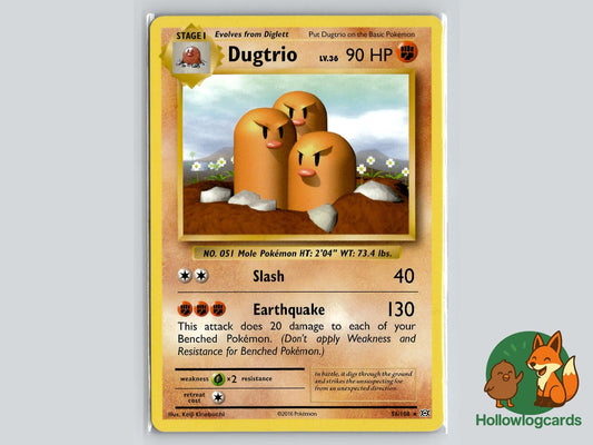 Dugtrio (56/108) - Evolutions Pokémon Card