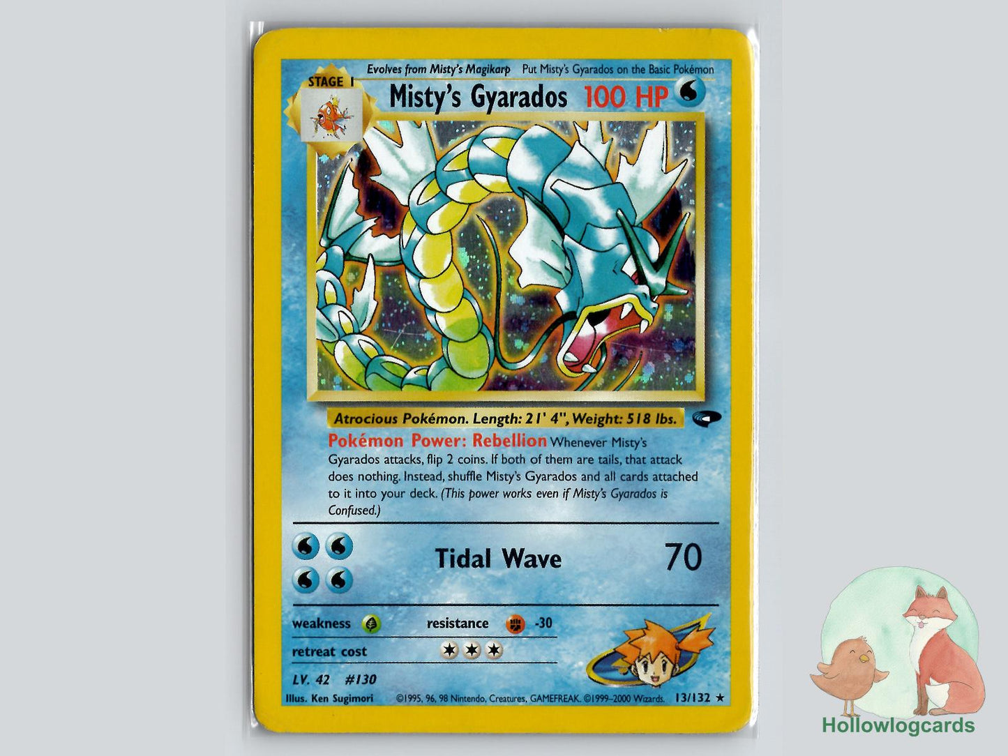 Misty's Gyarados (13/132) - Gym Challenge Pokémon Card
