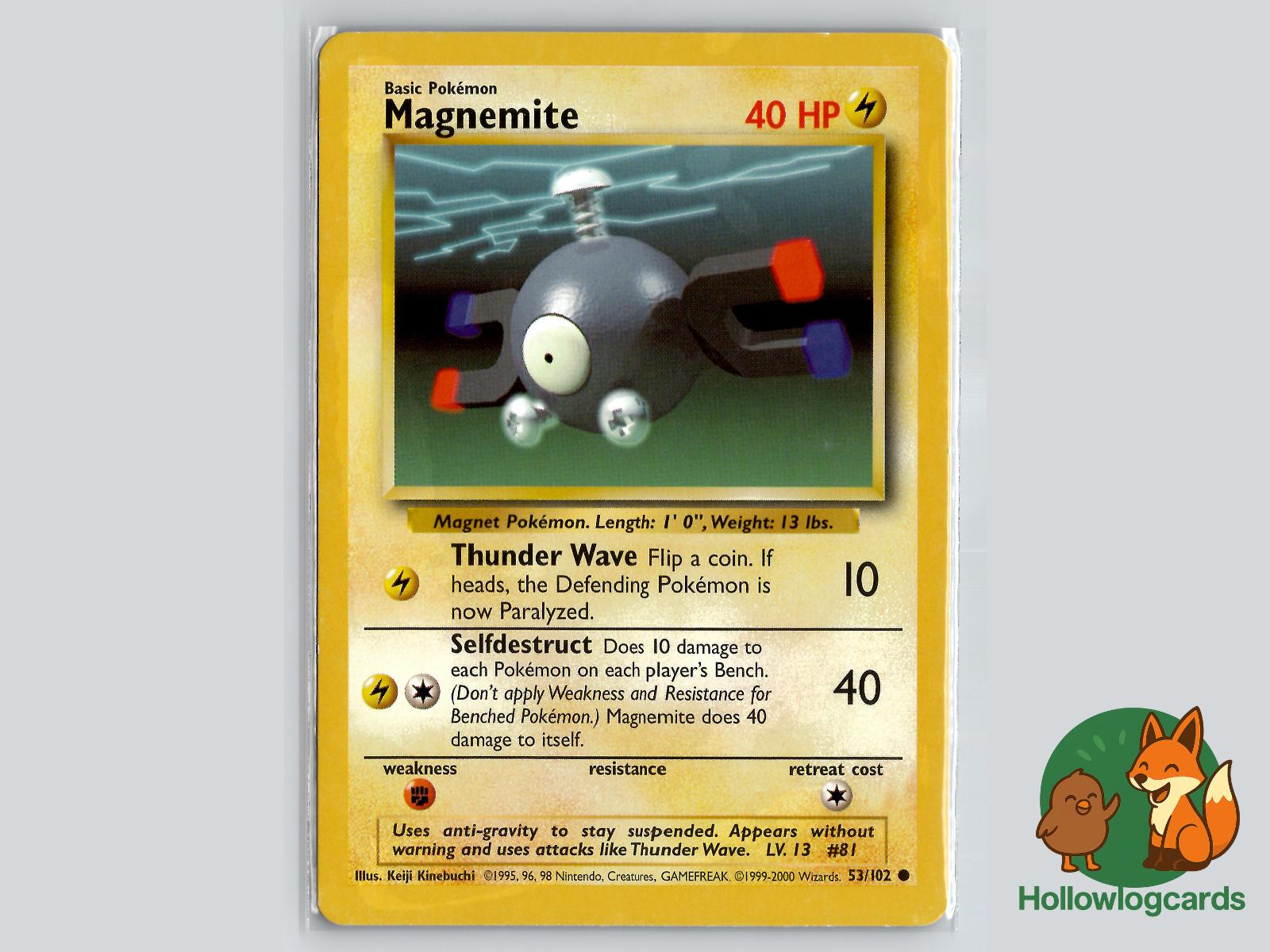 Magnemite (53/102) - Base Pokémon Card