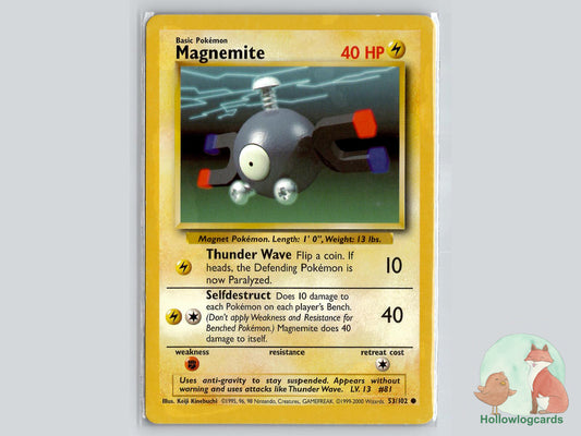 Magnemite (53/102) - Base Pokémon Card