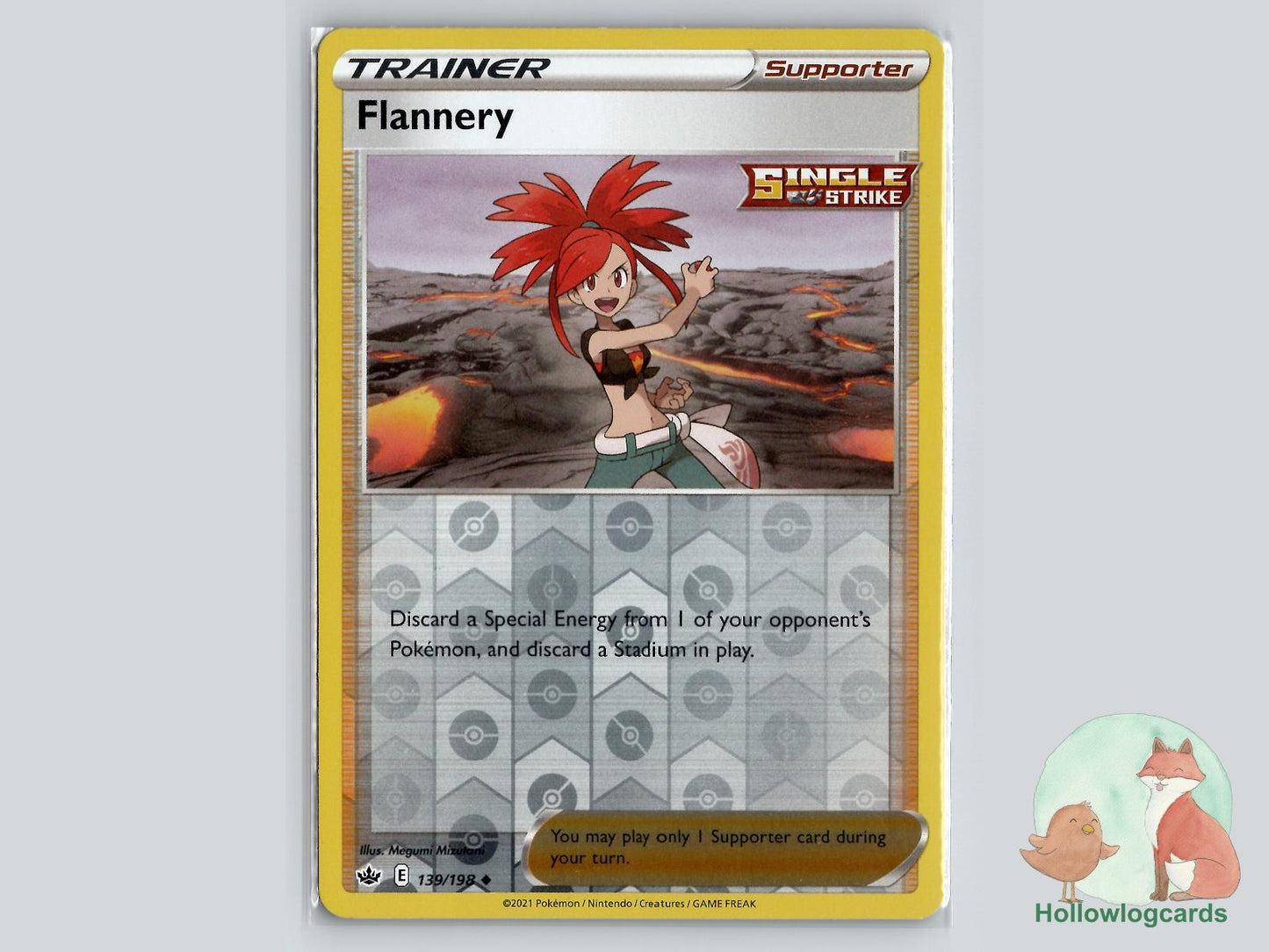 Flannery (139/198) - Chilling Reign Pokémon Card