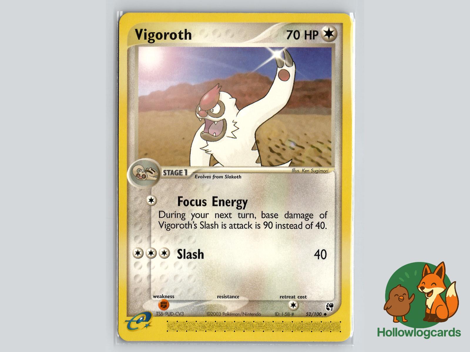 Vigoroth (52/100) - Sandstorm Pokémon Card