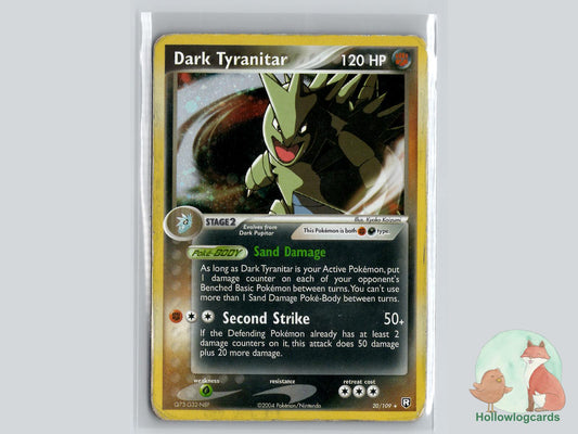 Dark Tyranitar (20/109) - Team Rocket Returns Pokémon Card