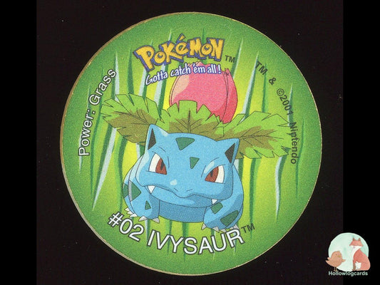 Ivysaur #02 2001 Pokémon Tazo - Heavily Played HP