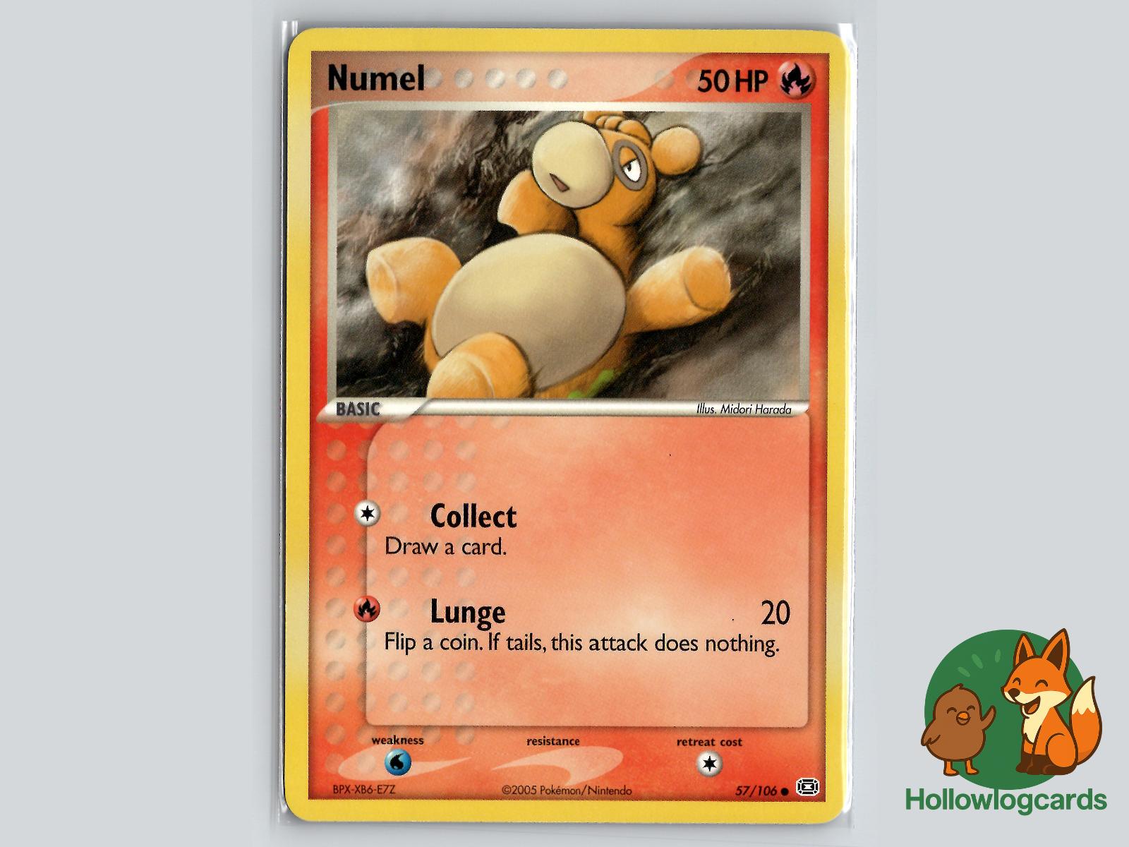 Numel (57/106) - Emerald Pokémon Card