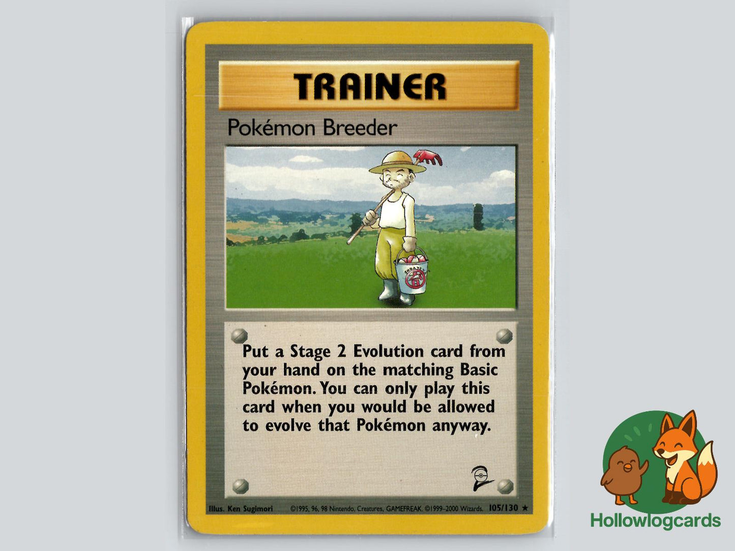 Pokemon Breeder (105/130) - Base Set 2 Pokémon Card