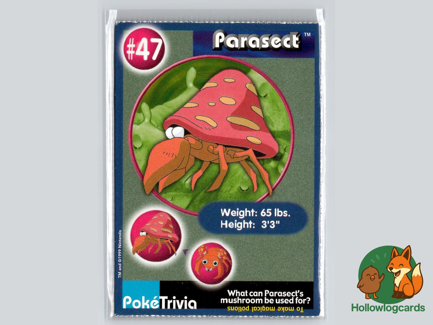 Parasect (47) Pokémon Card