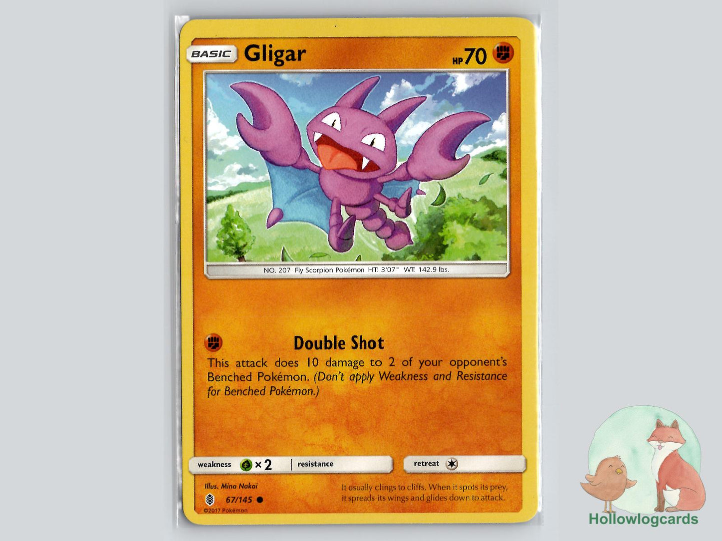Gligar (67/145) - Guardians Rising Pokémon Card