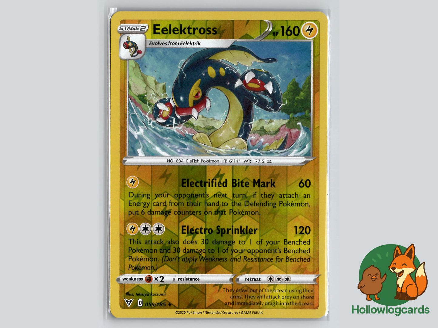 Eelektross (059/185) - Vivid Voltage Pokémon Card