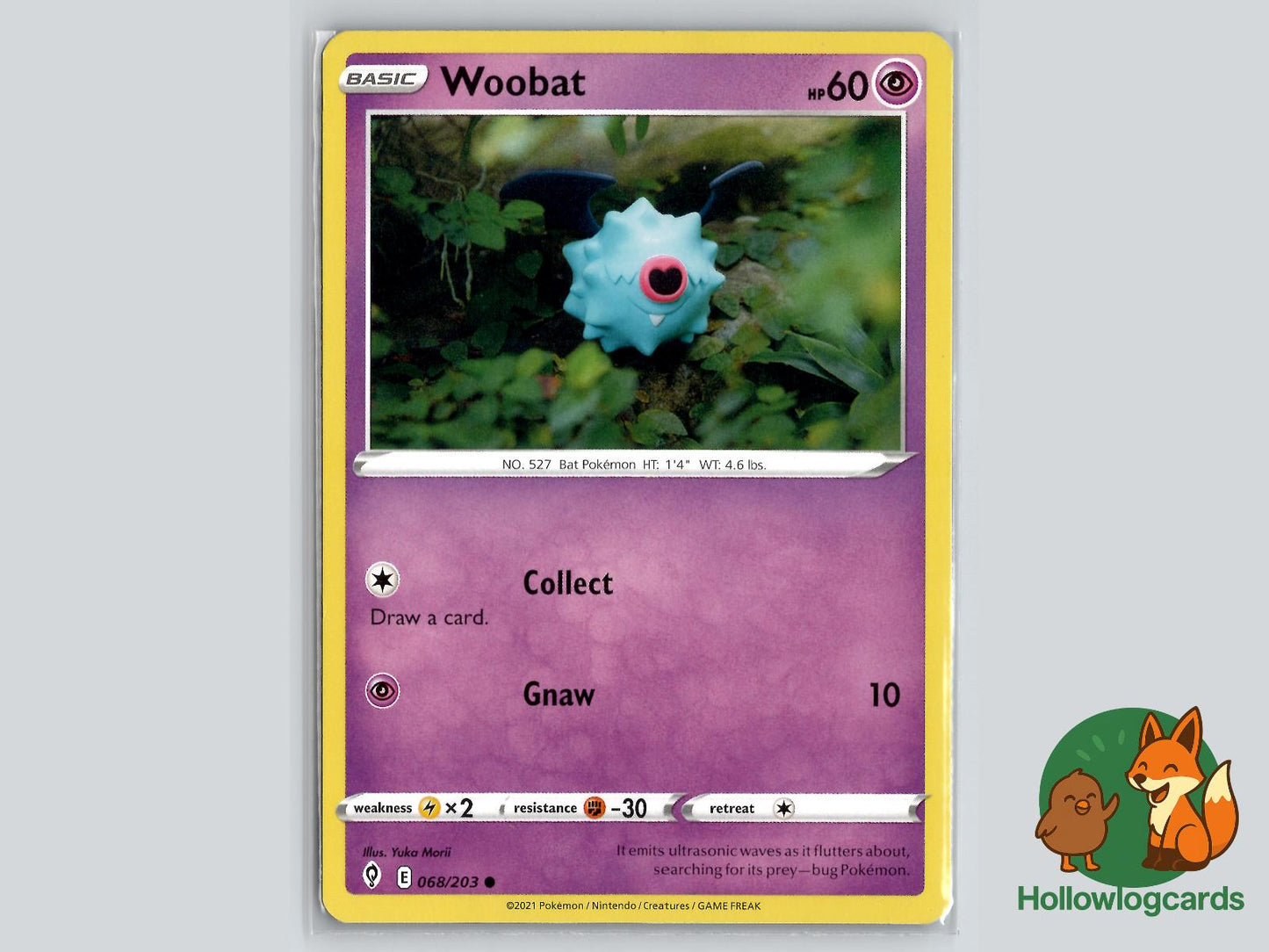 Woobat (068/203) - Evolving Skies Pokémon Card