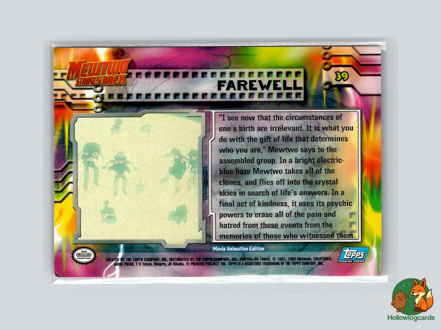 Farewell [Gyarados, Mewtwo, Mew] (#39) - Topps Mewtwo Strikes Back