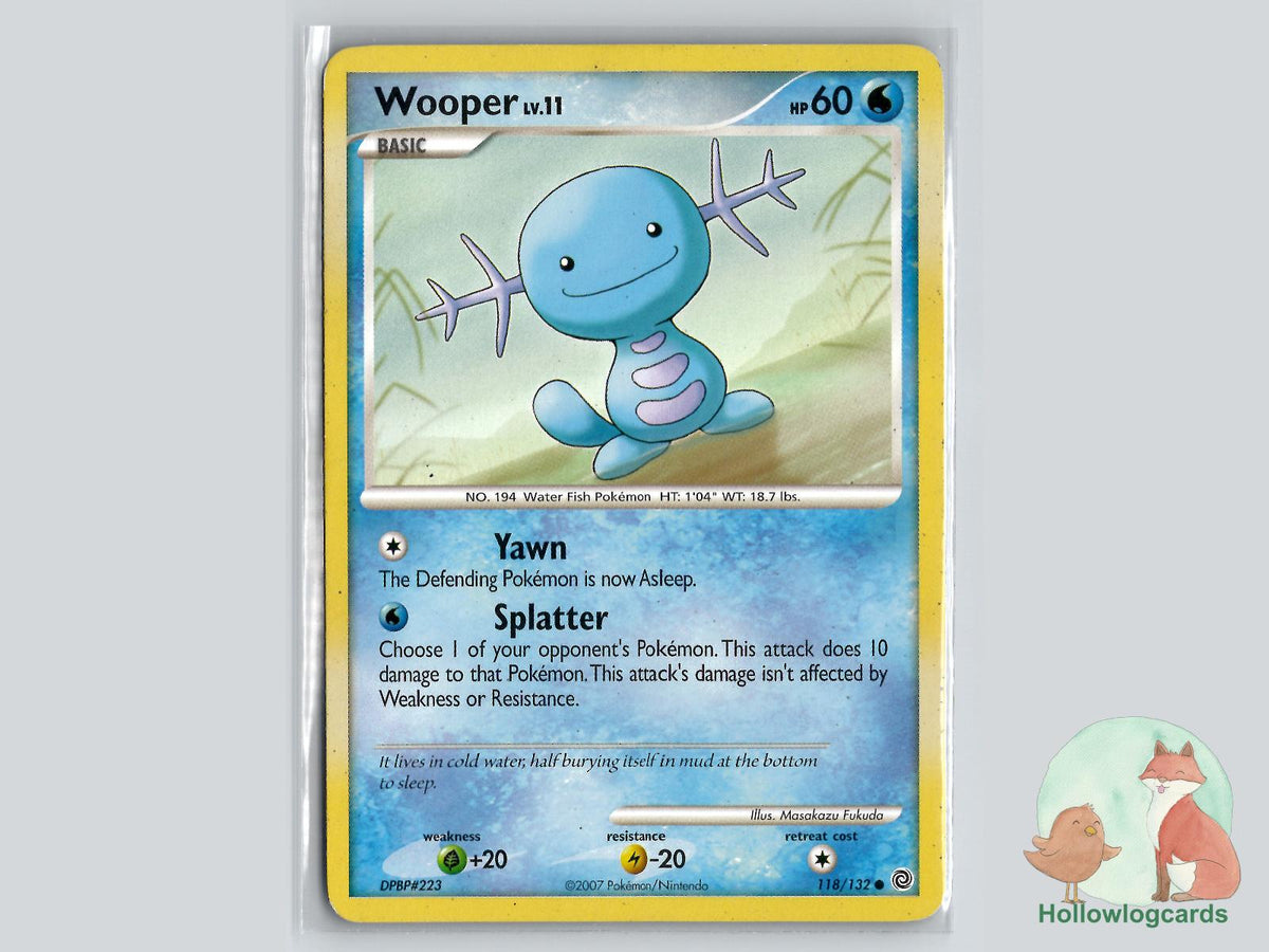 Wooper (118/132) - Secret Wonders Pokémon Card