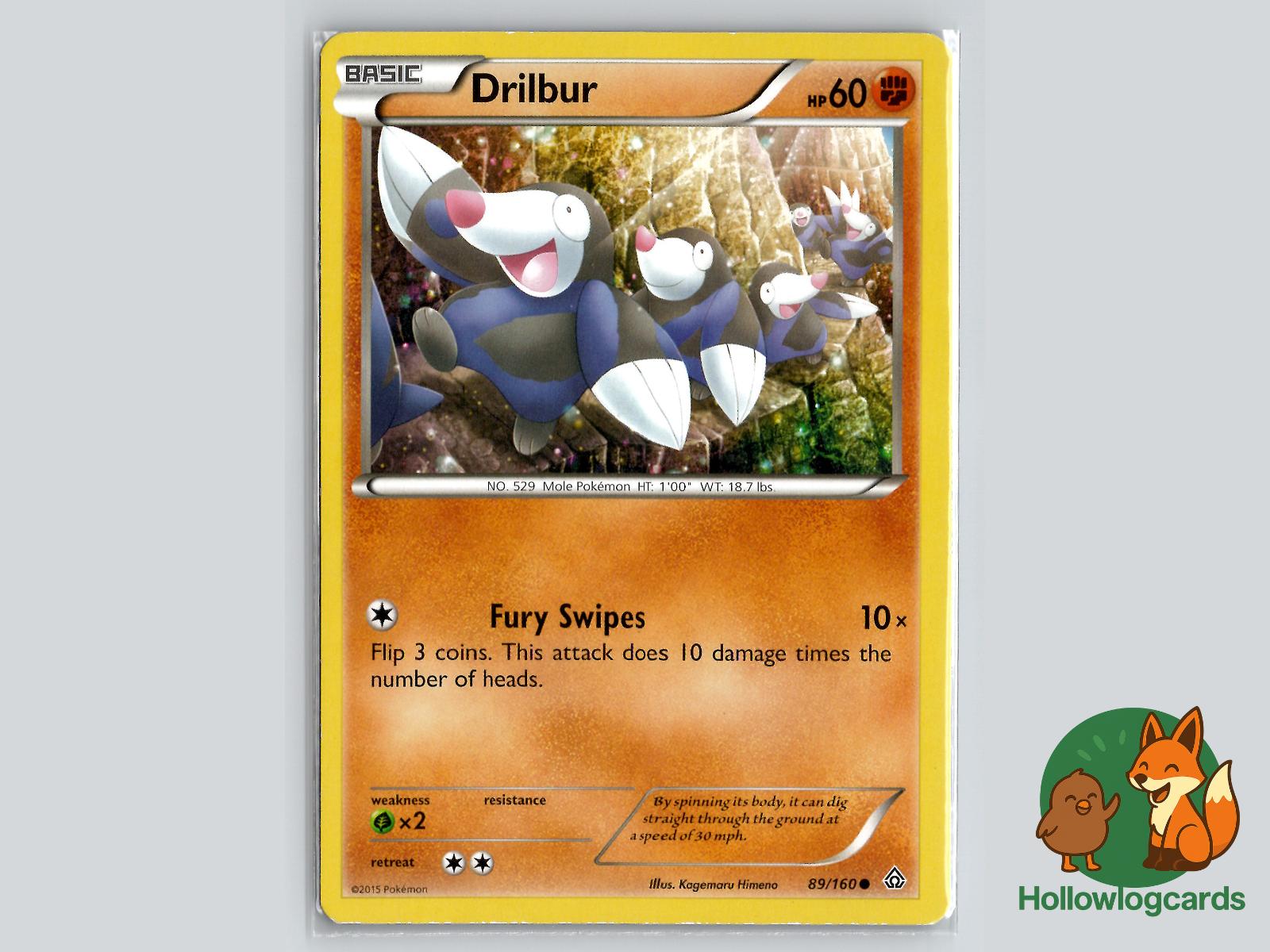 Drilbur (89/160) - Primal Clash Pokémon Card