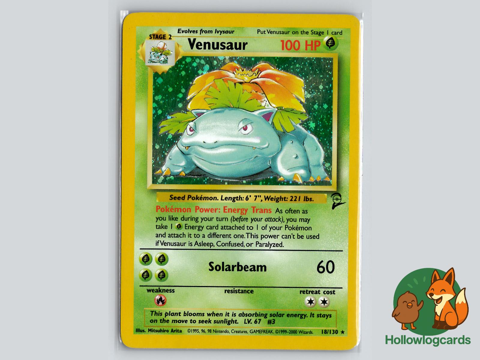 Venusaur (18/130) - Base Set 2 Pokémon Card