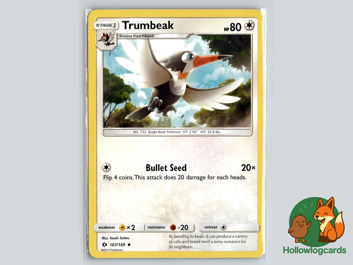 Trumbeak (107/149) - Base Pokémon Card