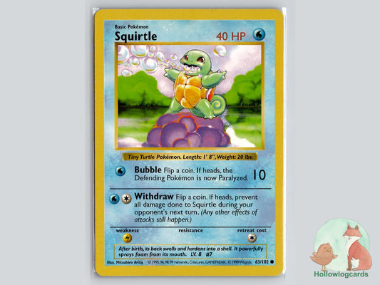 Squirtle (63/102) - Base Pokémon Card
