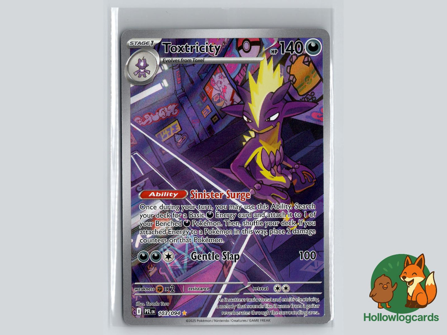 Toxtricity (103/094) - Phantasmal Flames Pokémon Card