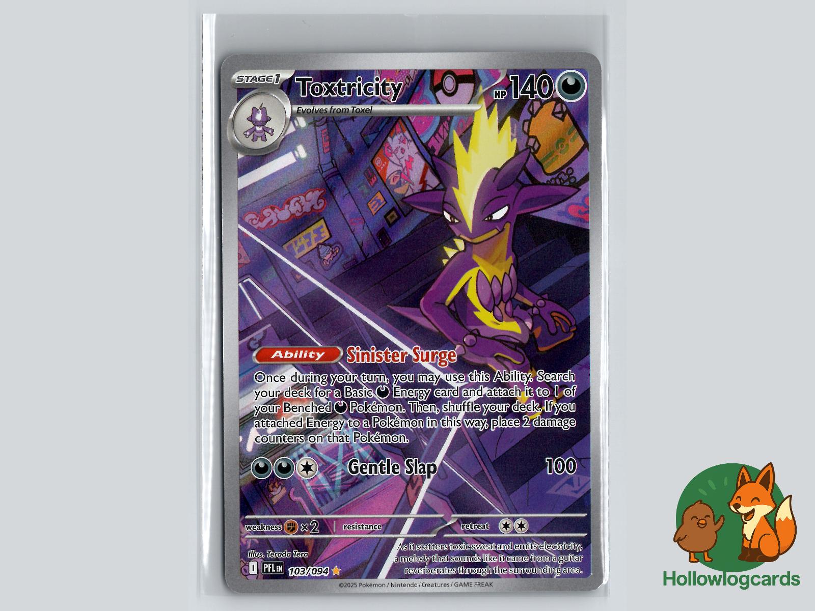 Toxtricity (103/094) - Phantasmal Flames Pokémon Card