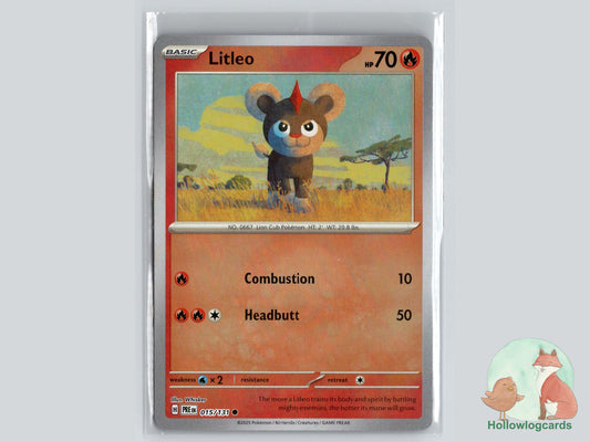 Litleo (015/131) - Prismatic Evolutions Pokémon Card