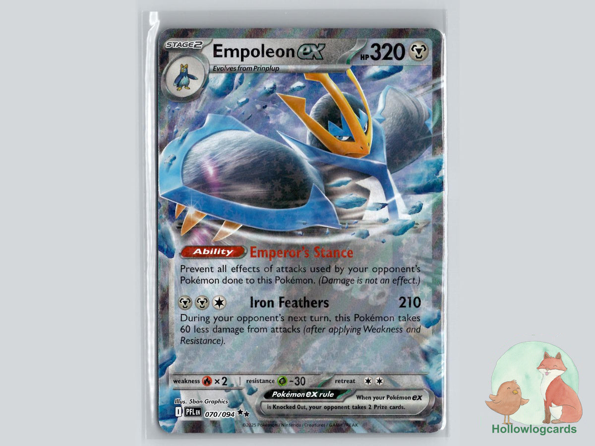 Empoleon ex (070/094) - Phantasmal Flames Pokémon Card