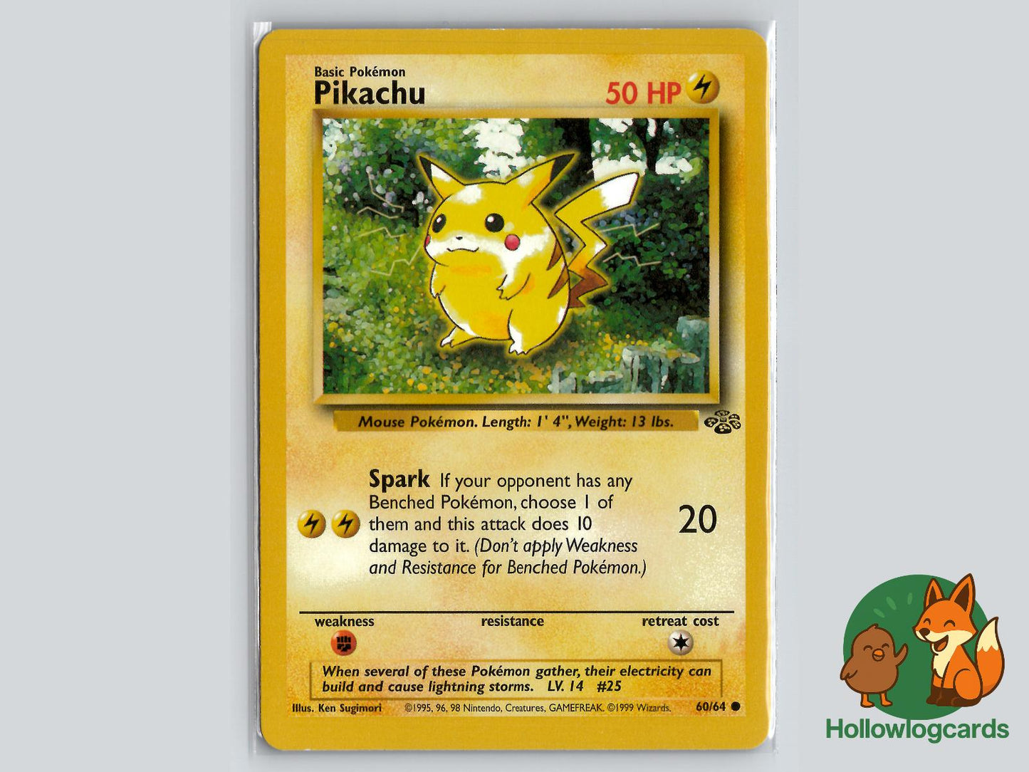 Pikachu (60/64) - Jungle Pokémon Card