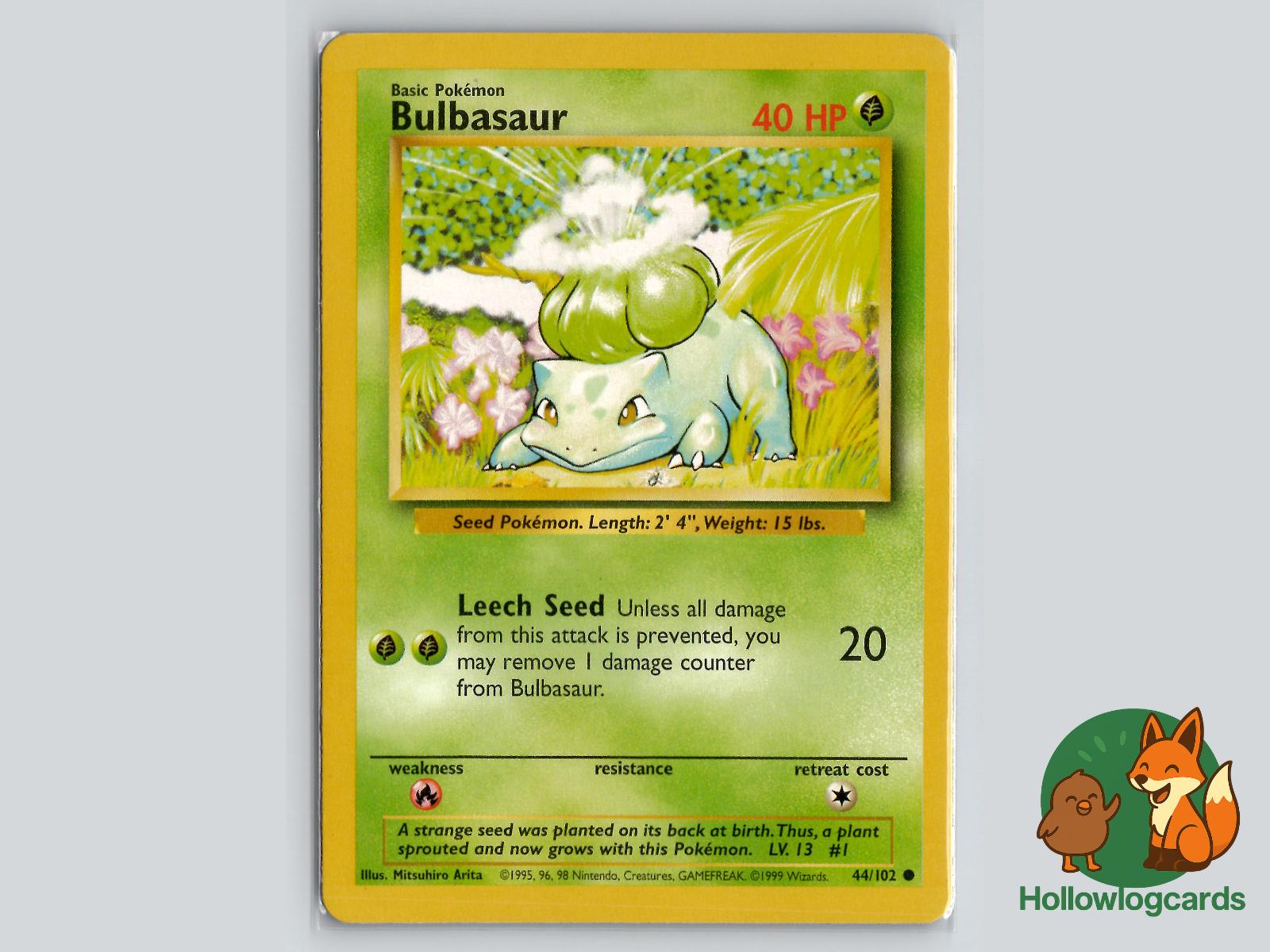 Bulbasaur (44/102) - Base Pokémon Card