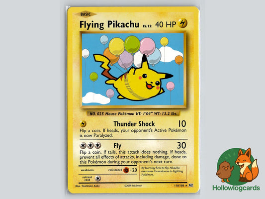Flying Pikachu (110/108) - Evolutions Pokémon Card