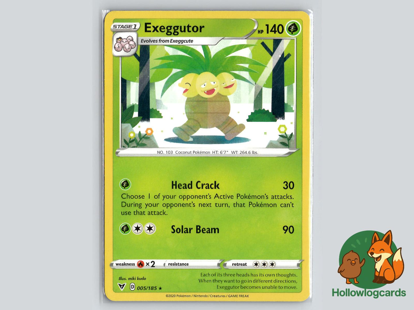 Exeggutor (005/185) - Vivid Voltage Pokémon Card