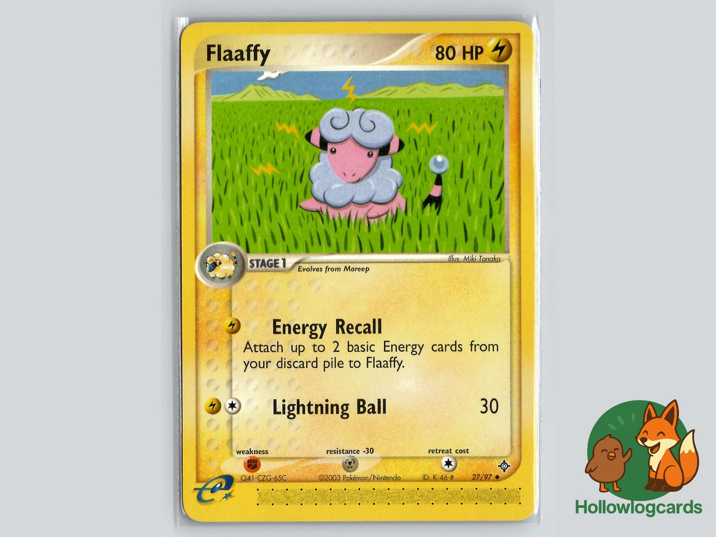 Flaaffy (27/97) - Dragon Pokémon Card