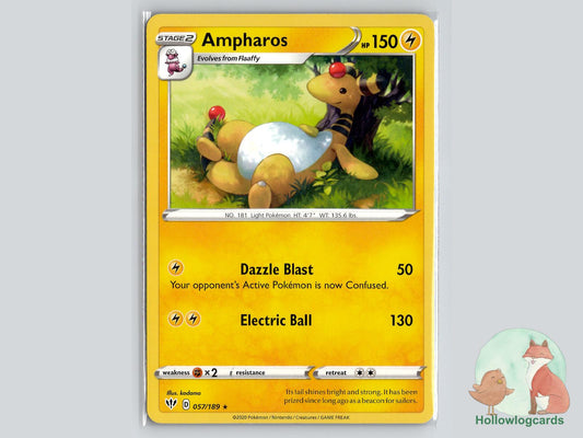 Ampharos (057/189) - Darkness Ablaze Pokémon Card