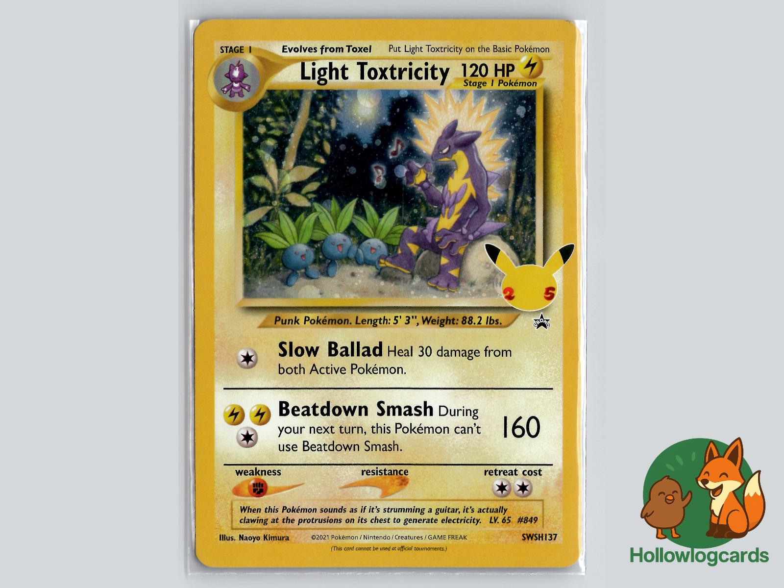 Light Toxtricity (SWSH137) - Sword & Shield Pokémon Card