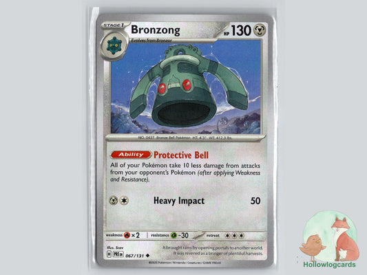 Bronzong (067/131) - Prismatic Evolutions Pokémon Card
