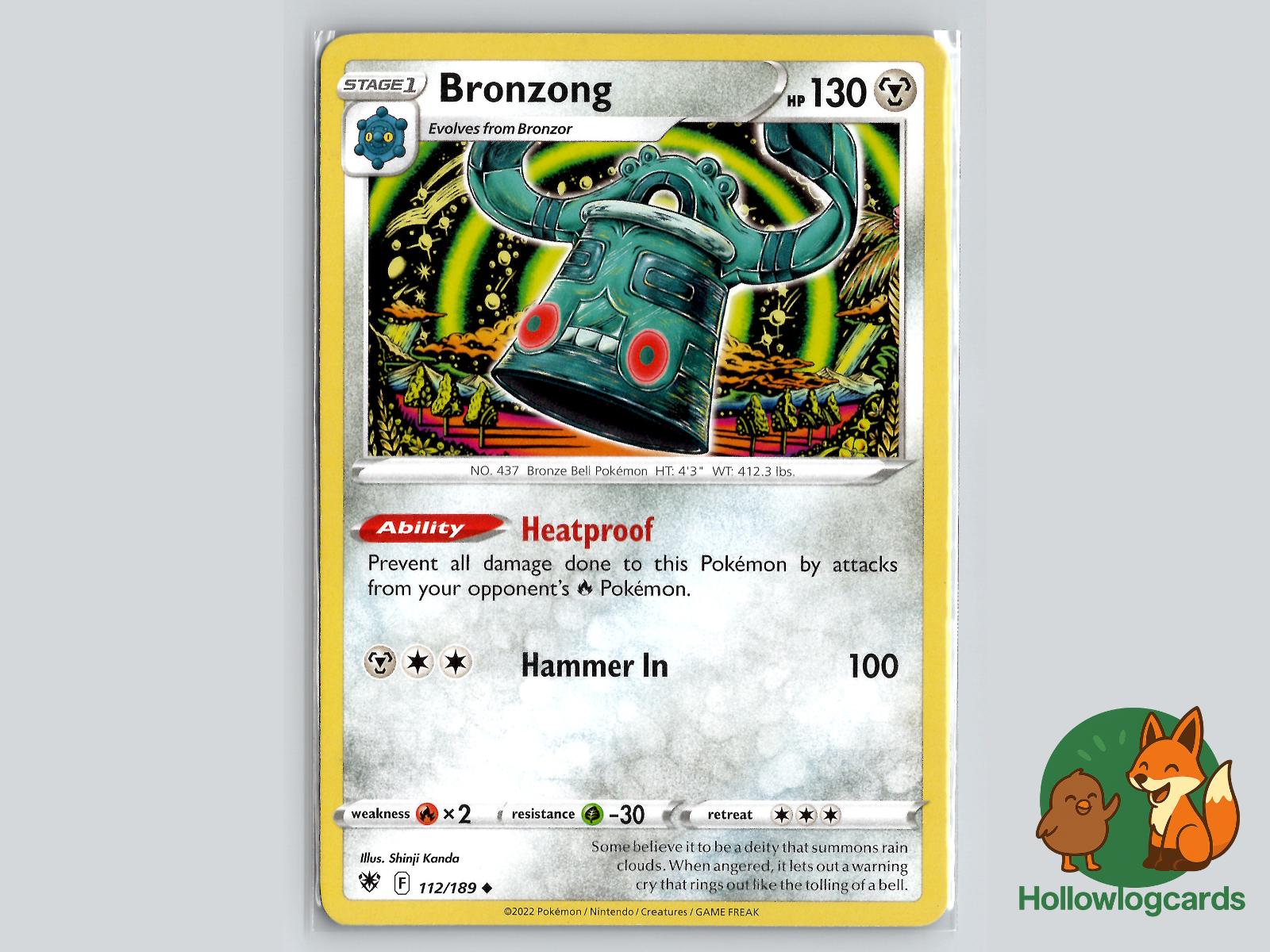 Bronzong (112/189) - Astral Radiance Pokémon Card