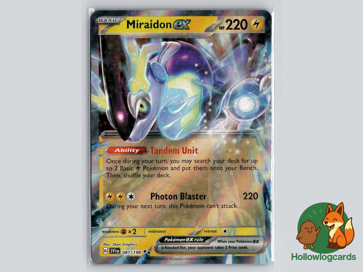 Miraidon ex (081/198) - Scarlet & Violet Pokémon Card