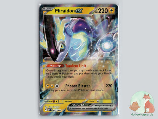 Miraidon ex (081/198) - Scarlet & Violet Pokémon Card
