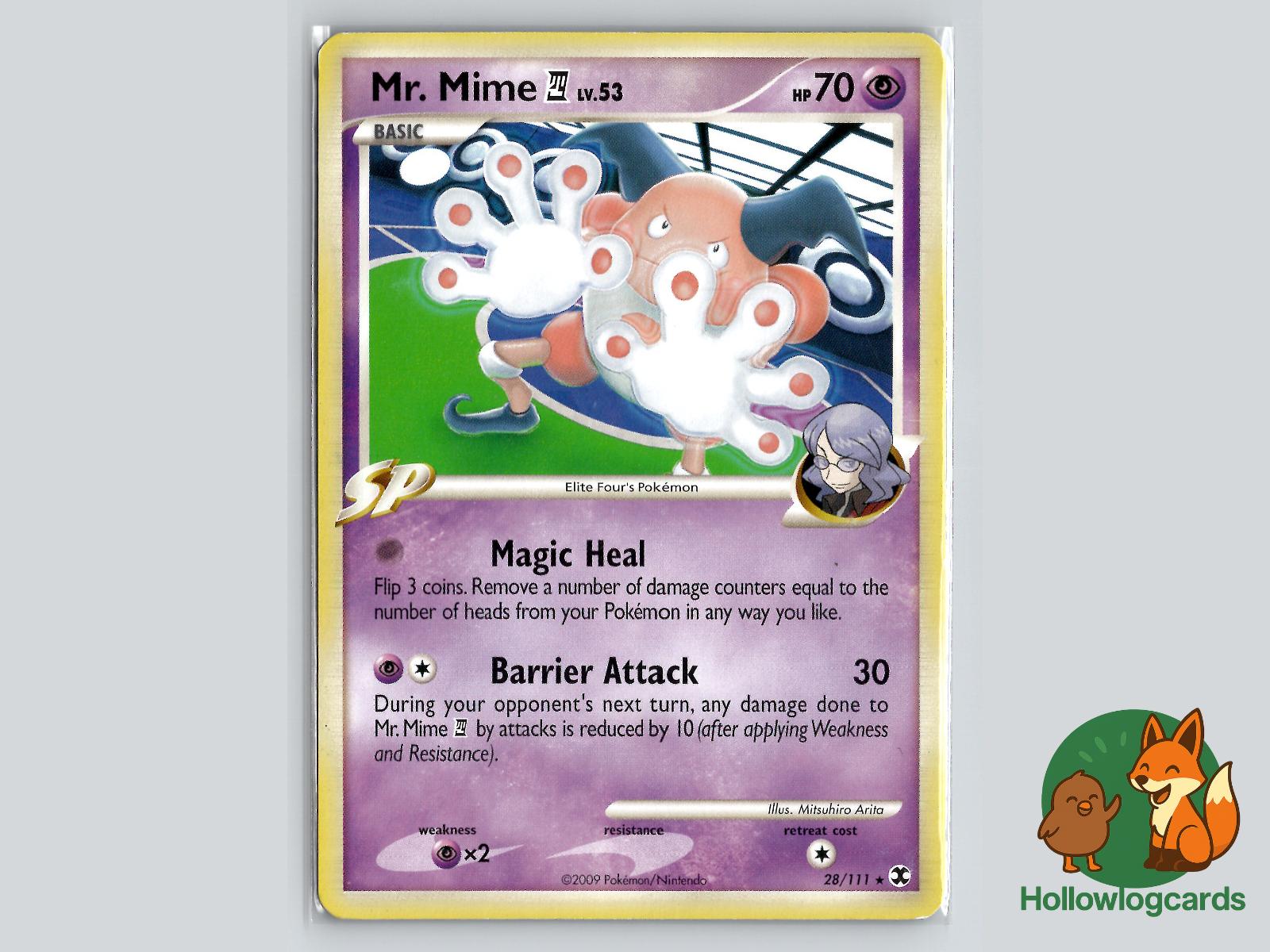 Mr. Mime E4 (28/111) - Rising Rivals Pokémon Card