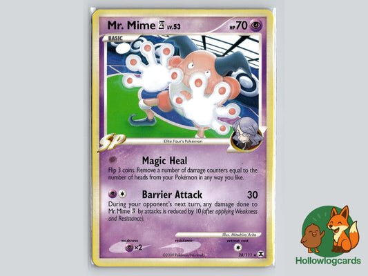 Mr. Mime E4 (28/111) - Rising Rivals Pokémon Card