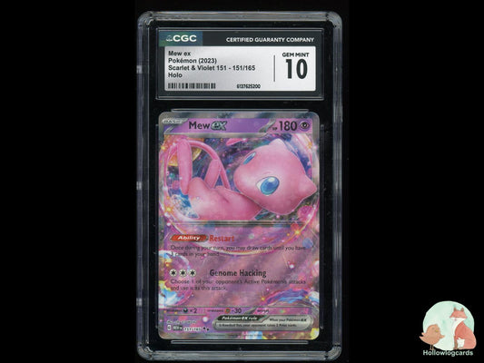 Graded Mew EX (151/165) Pokémon Card