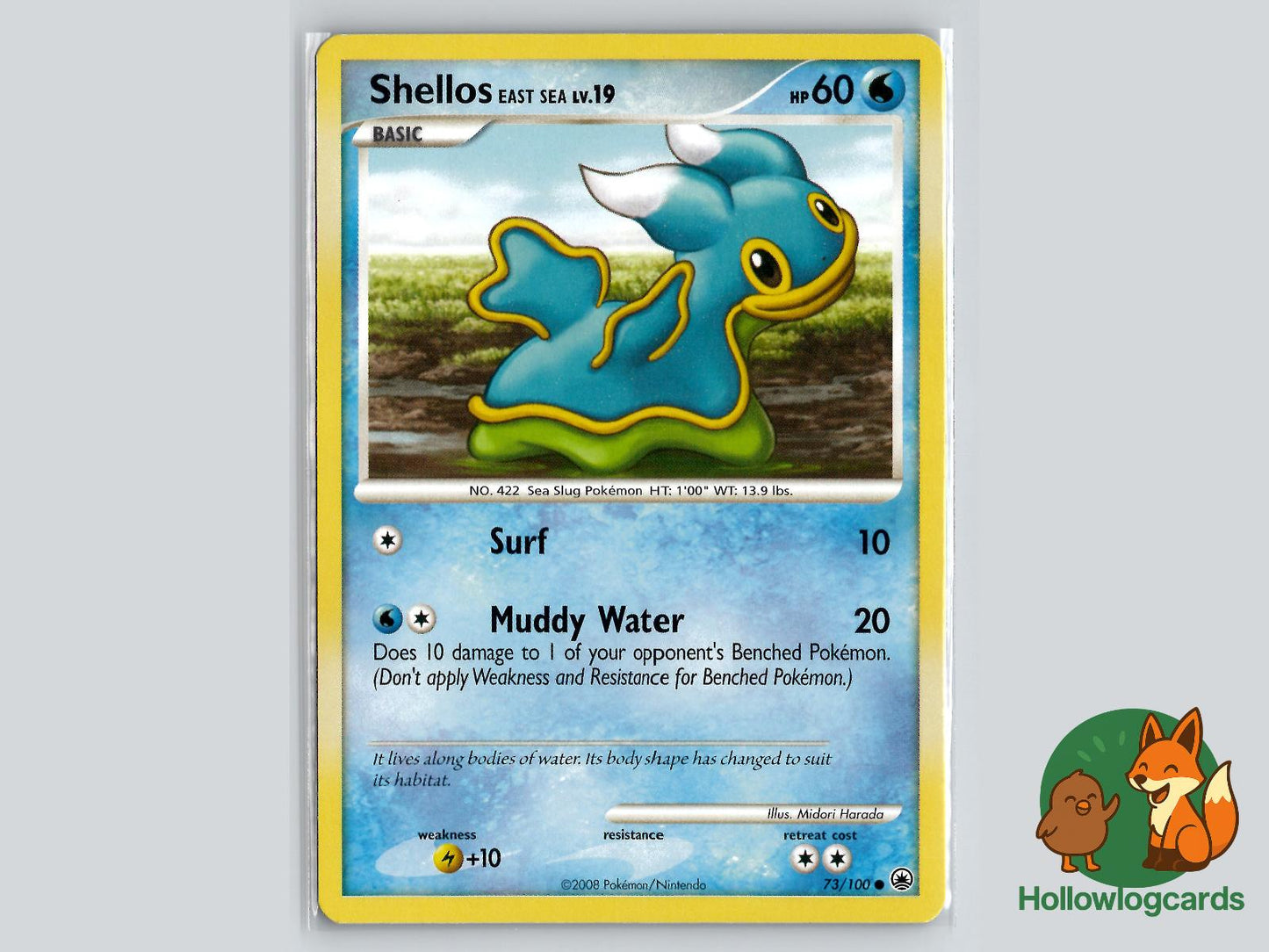 Shellos East Sea (73/100) - Majestic Dawn Pokémon Card