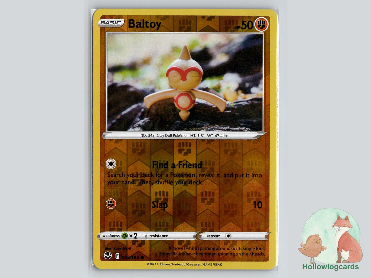 Baltoy (093/195) - Silver Tempest Pokémon Card