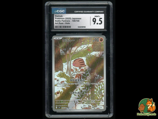 Graded Swinub (106/100) Pokémon Card