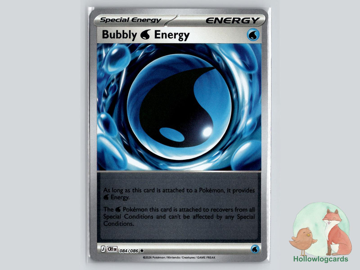 Bubbly W Energy (084/086) Pokémon Card