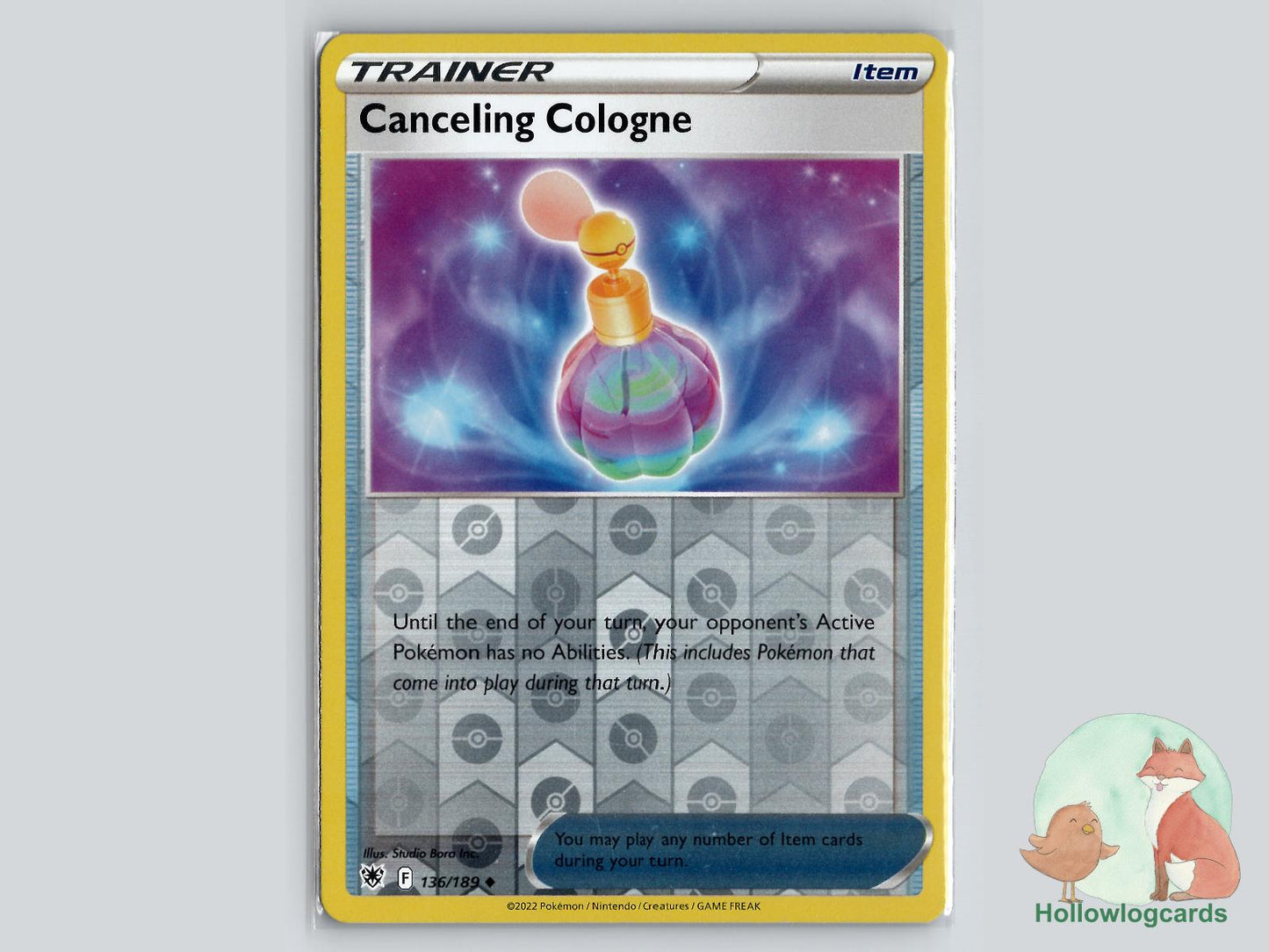 Canceling Cologne (136/189) - Astral Radiance Pokémon Card