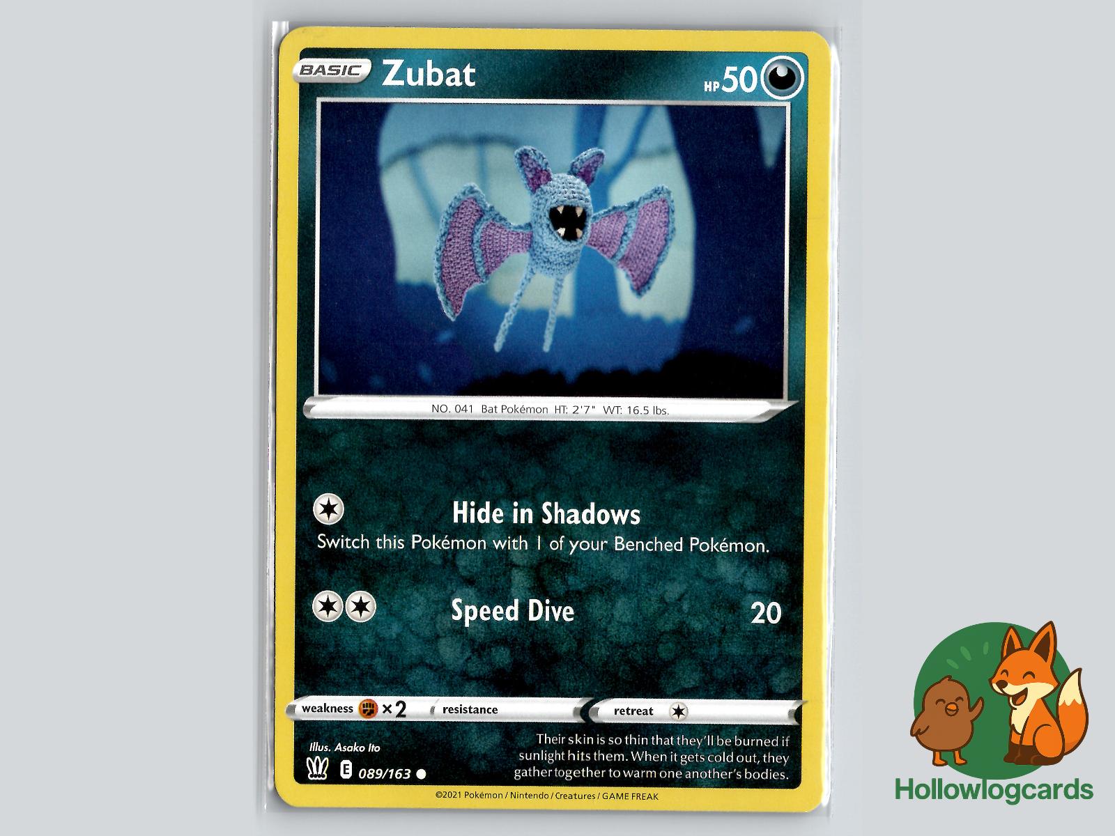 Zubat (089/163) - Battle Styles Pokémon Card
