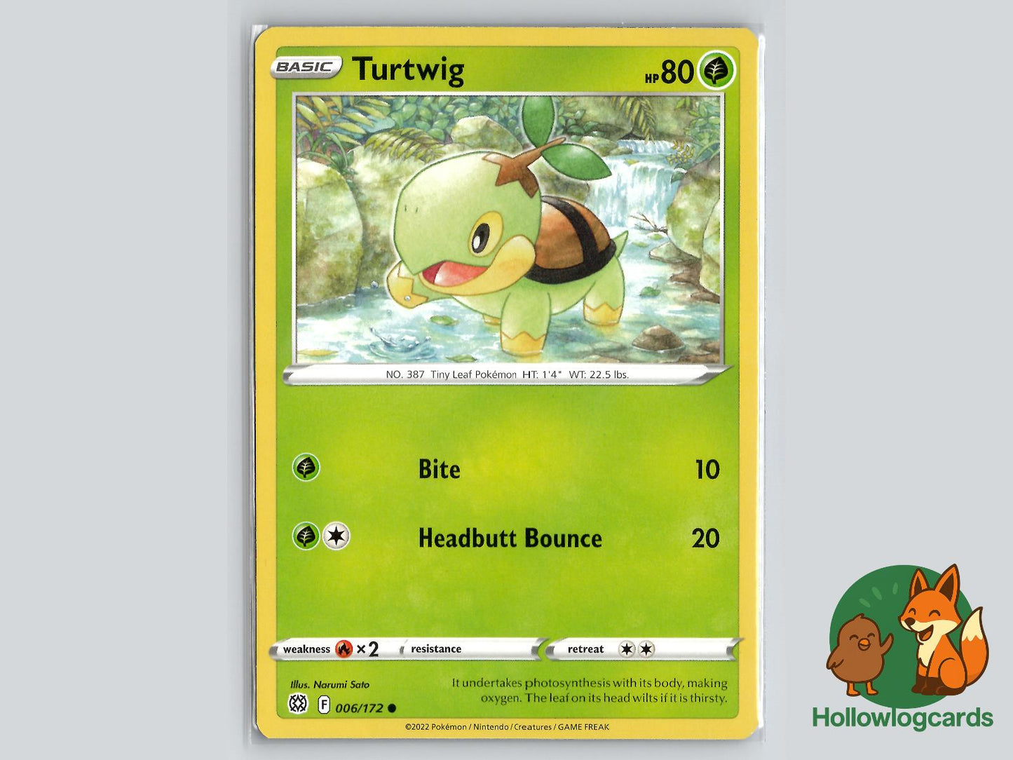 Turtwig (006/172) - Brilliant Stars Pokémon Card